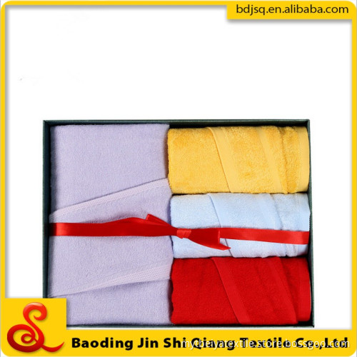 2016 New Luxury OEM terry towel gift towel set organic bamboo towel